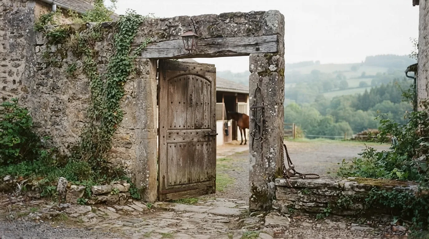 Entrée du Club Hippique de Saint-Yrieix, centre équestre à Saint-Yrieix-la-Perche
